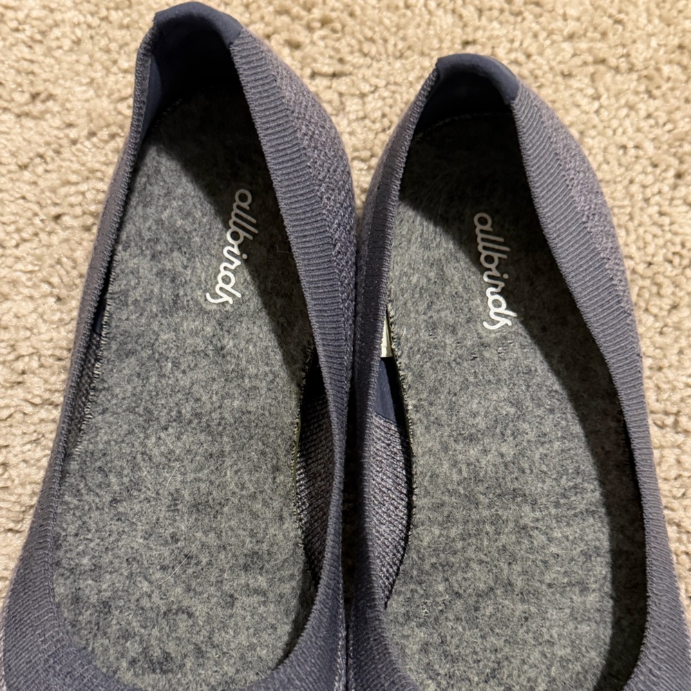 Allbirds Tree Breezer Knit Ballet Flats in Blue Grey Color Women’s 7.5 - Picture 3 of 7